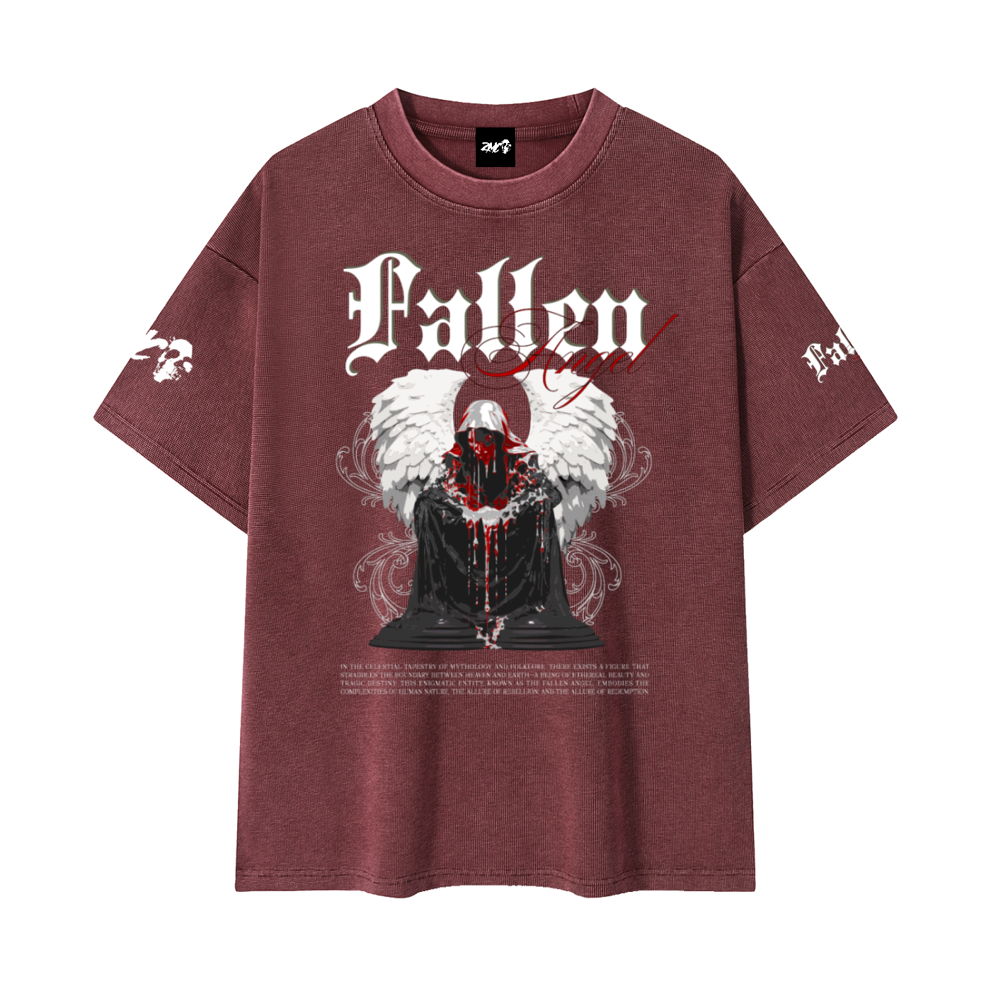 Mineral Wash Waffle Knit T-Shirt