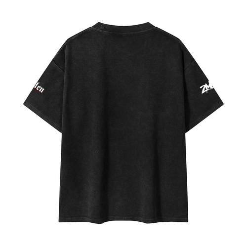 Mineral Wash Waffle Knit T-Shirt