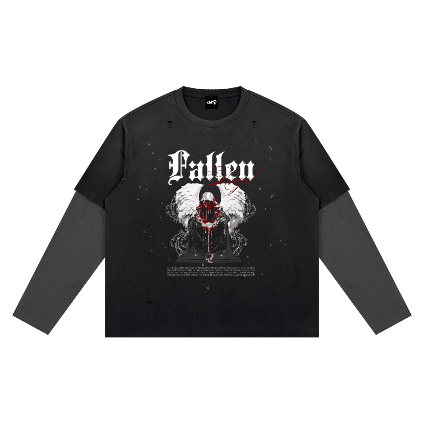 Fallen Angel // Distressed Archive Layer Tee