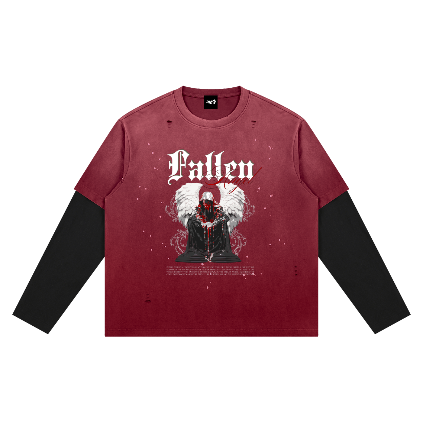 Fallen Angel // Distressed Archive Layer Tee